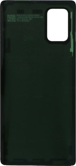 Samsung Καπάκι Μπαταρίας Μαύρο για SAMSUNG A716F Galaxy A71 5G