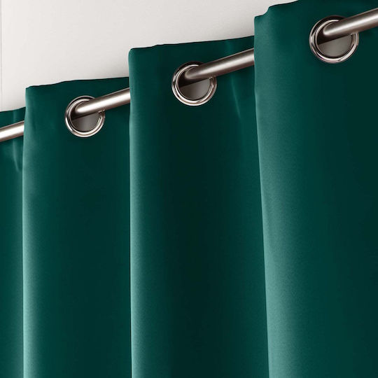 Douceur d'Intérieur Blackout Curtain with Grommets L-c Occult Green 135x240cm