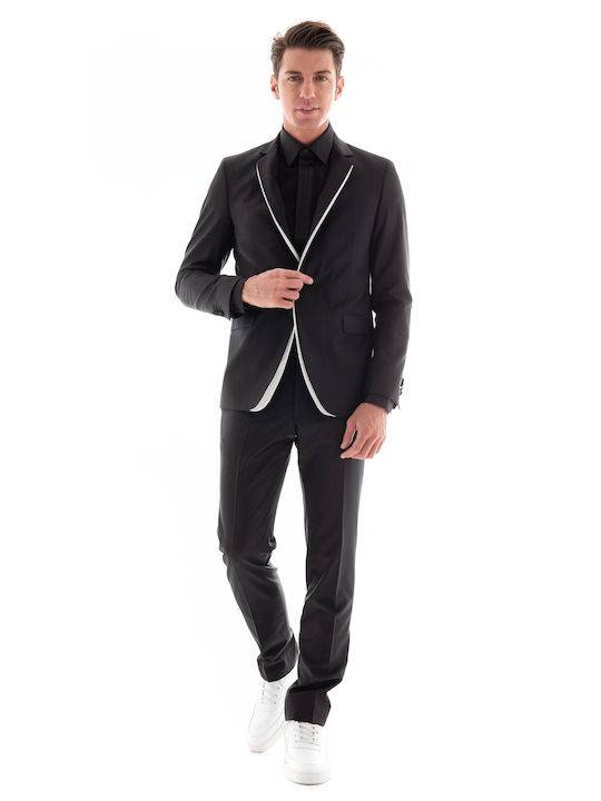 Karl Lagerfeld Men's Suit Jacket Black