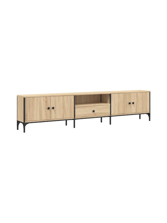 TV Stand Wooden Oaks L200xW25xH44cm