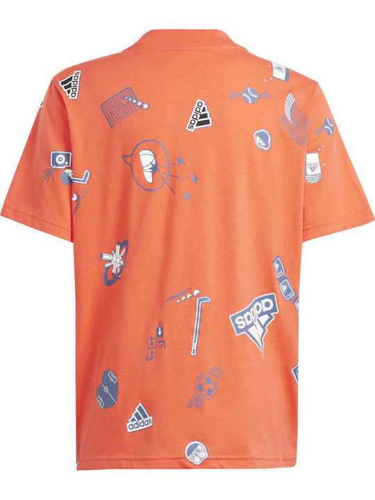 adidas T-shirt Πορτοκαλί adidas T-shirt Πορτοκαλί
