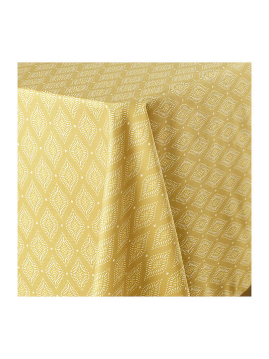 Tablecloth Stain Resistant L-c Geoline Jaune 140x240cm