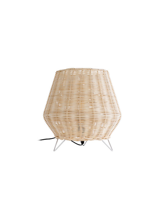GloboStar BOLSON Floor Lamp H120xW30cm. with Socket for Bulb E27 Beige