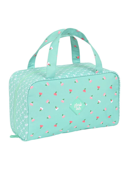 Glow Lab Toiletry Bag in Green color 31cm