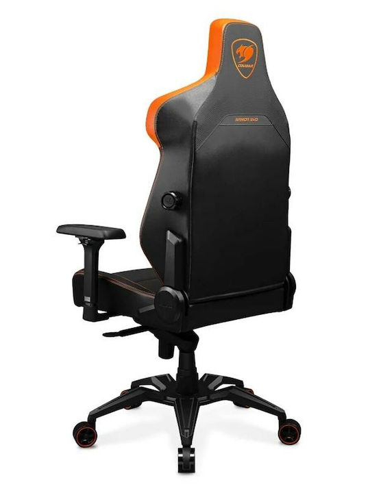 Cougar Armor Evo Royal Геймърски стол с регулируеми подлакътници Black/Orange