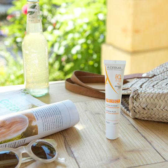 A-Derma Cream Protect Αντηλιακή Κρέμα Προσώπου SPF50 40ml