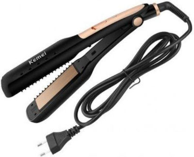 Kemei KM-2091 Hair Straightener with Ceramic Plates 30W