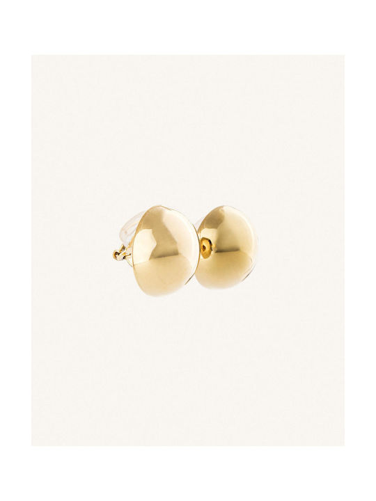 StanStefan Earrings with Clip made of Steel Gold Plated