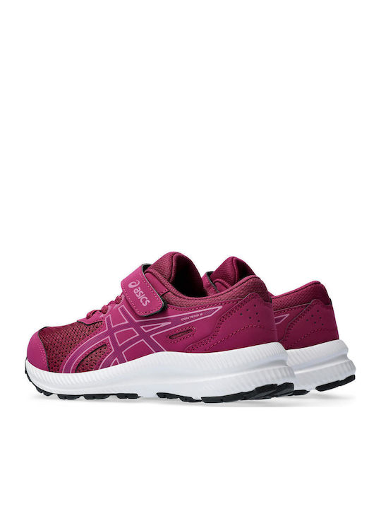 Contend 8 Ps Kids Sports Shoes Running with Hoop & Loop Closure Pink