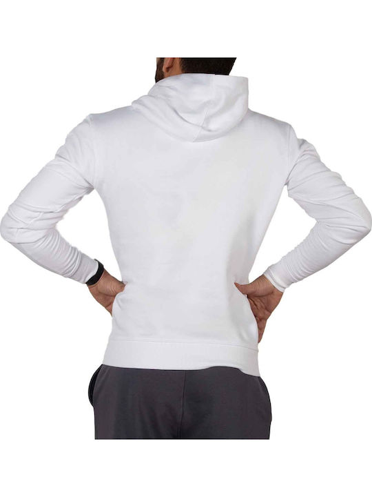 Sweatshirt with Hood White