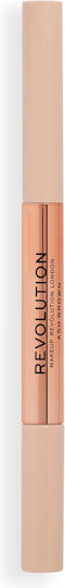 Revolution Beauty Fluffy Brow Duo Creion pentru Sprâncene Ash Brown