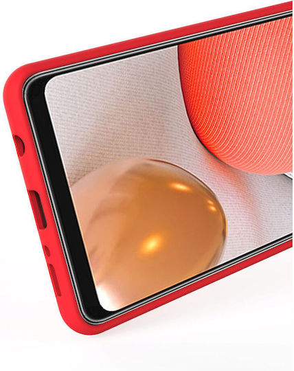 Lemontti 360 Full Cover Silicon Roșu (Galaxy A42)