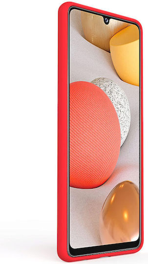 Lemontti 360 Full Cover Silicon Roșu (Galaxy A42)