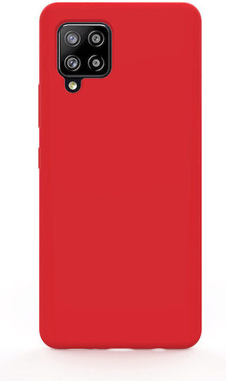Lemontti 360 Full Cover Silicon Roșu (Galaxy A42)
