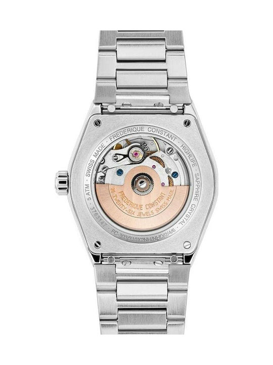 Frederique Constant Women's Watch with Silver Metal Bracelet