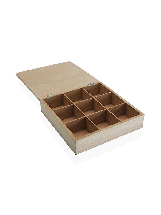 Versa Wooden Decorative Box 24x6x24cm