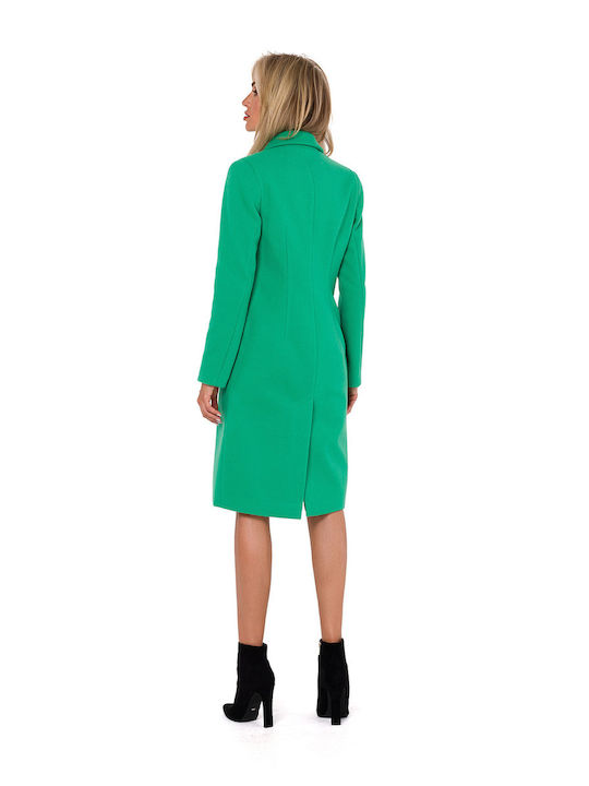 MOE Women's Midi Coat GREEN MOE758