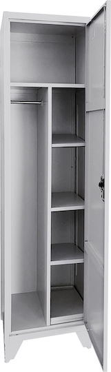 Метален Шкафче IKORIN 50x50x185см Светлосив Метален Шкафче IKORIN 50x50x185см Светлосив