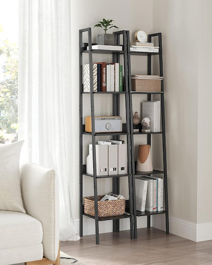 Bibliotecă Neagră 33.8x30x170cm
