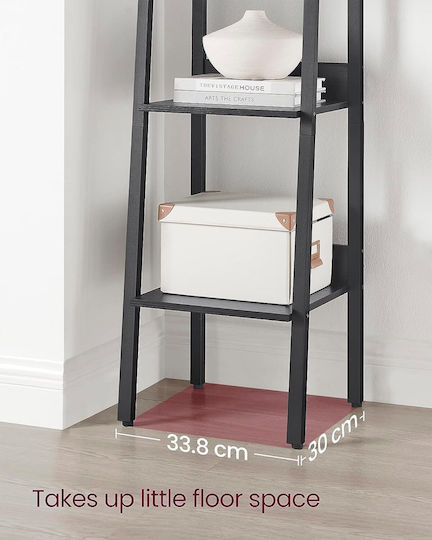 Bibliotecă Neagră 33.8x30x170cm