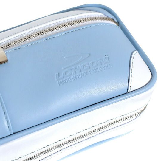 Longoni Giotto - Dolcevita 4B-8S Θήκη Στέκας Μπιλιάρδου Λευκό White/Light Blue 1τμχ 6398