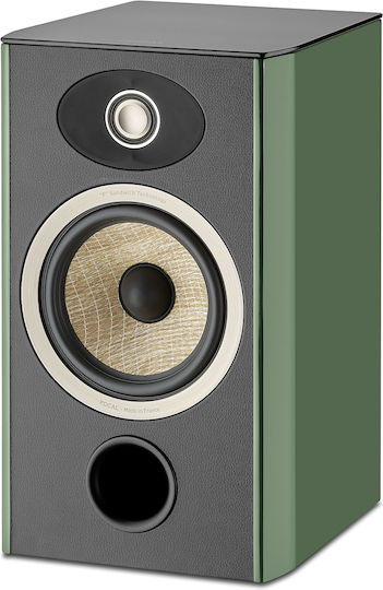 Focal Aria Evo X No1 APA2024-00037 Paar Hi-Fi Lautsprecher Buch selbst 120W 2 Anzahl von Fahrern B22.5xT28xH39cm. Moss Green High Gloss