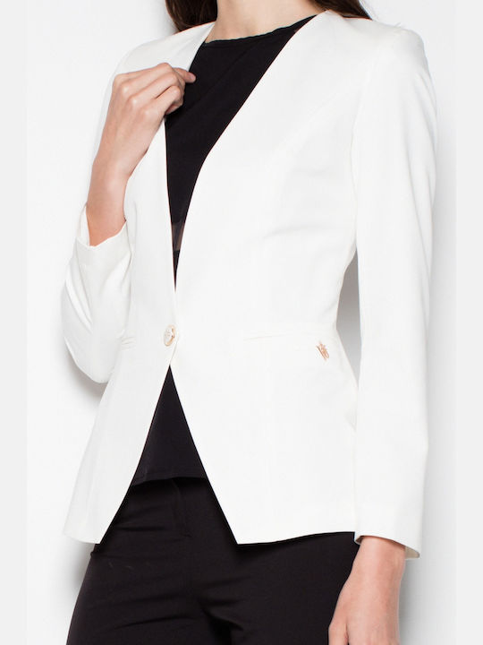 Venaton Damen Blazer Weiß