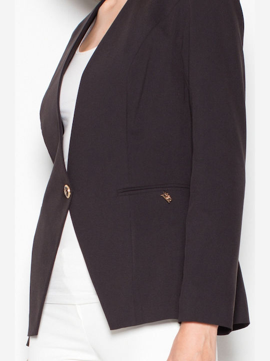 Venaton Damen Blazer Schwarz