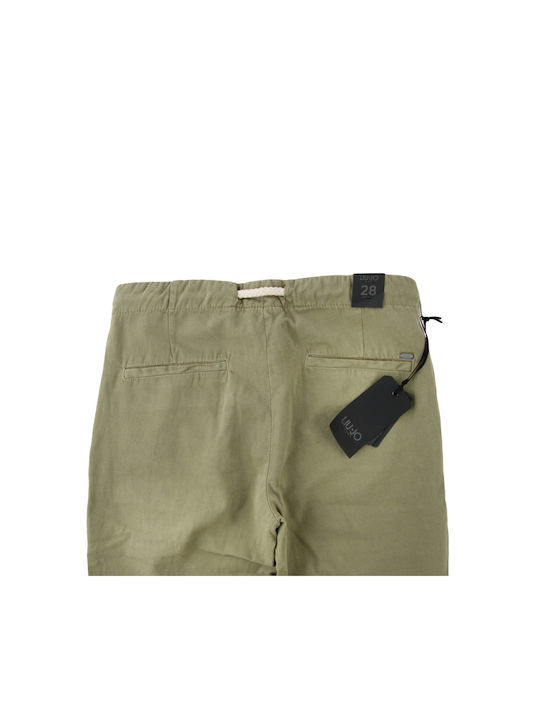 Liu Jo Femei Pantaloni Chino Verde