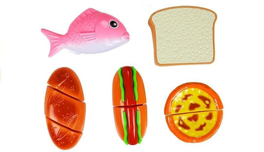 Lean Toys Hot-dog Set For Cutting Indredients In A Basket για 3+ Ετών