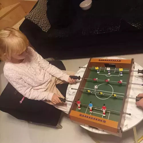 Kruzzel Wooden Football Tabletop L50xW10xH31cm 21909