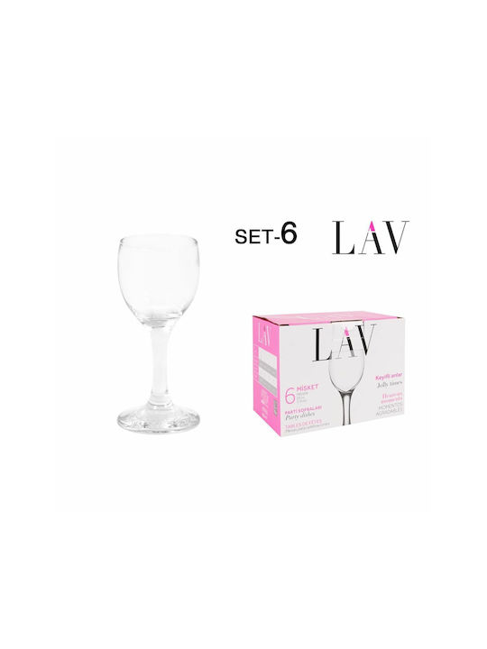 Gurallar Misket Set Gläser für Weißwein aus Glas Mit Stiel 300ml 4Stück