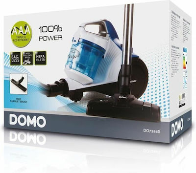 Domo Staubsauger 700W Beutellos 1.5Es Blau