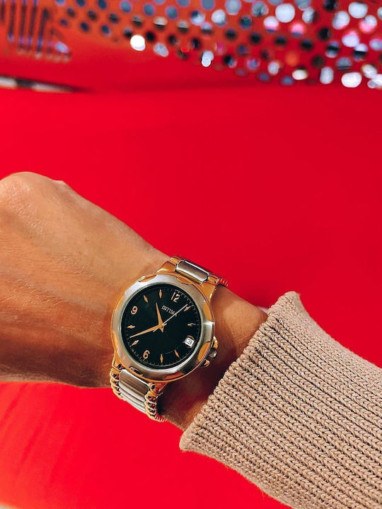 Intima Moda Ceas de Damă cu Rose Gold Brățară Metalică