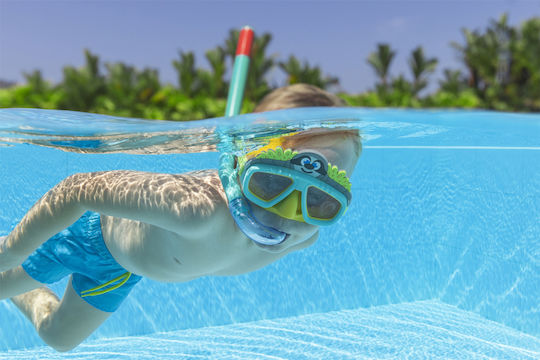 Bestway Kids Diving Mask with Snorkel Green/Blue