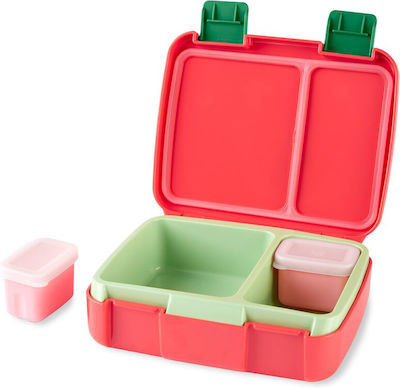 Skip Hop Spark Style Bento Recipient de mâncare pentru copii din plastic Roșu