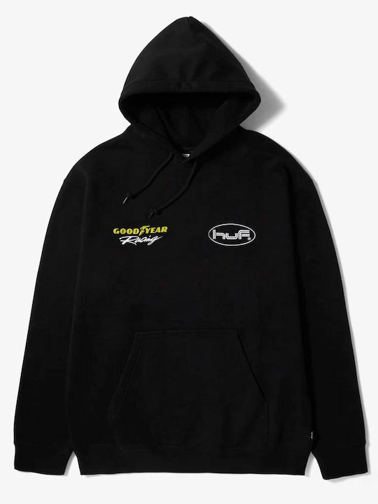 Sweatshirt with Hood Black