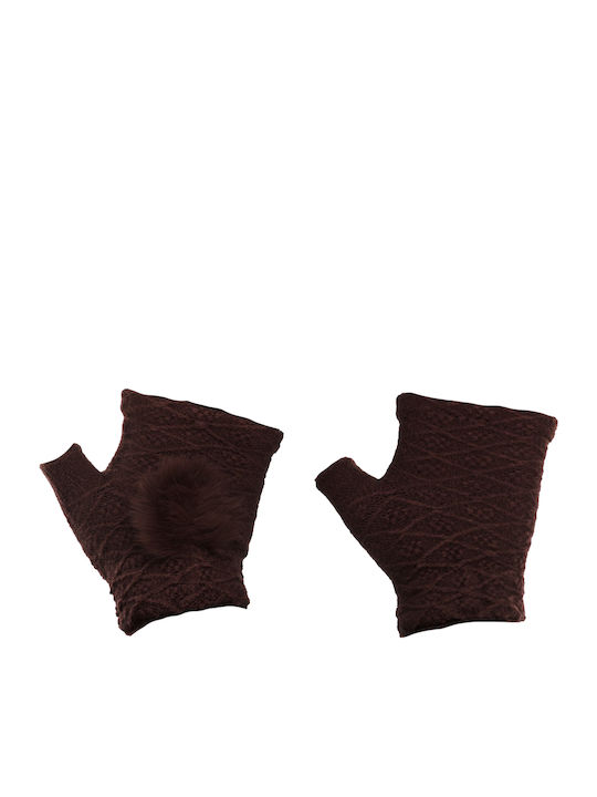 2 In 1 Burgundisch Handschuhe