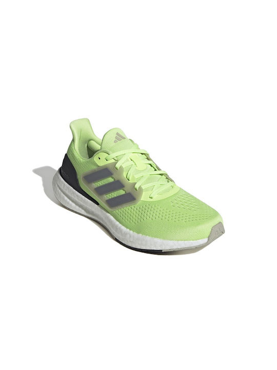 Adidas Pureboost 23 Ανδρικά Αθλητικά Παπούτσια Running Κίτρινα