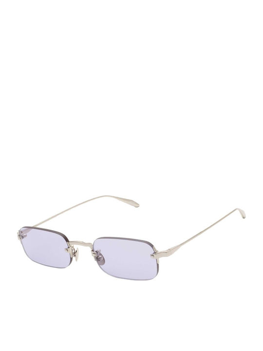 Gast Astro Damen Sonnenbrille mit Silber Metall Gestell und Silber Spiegel Linse AS03
