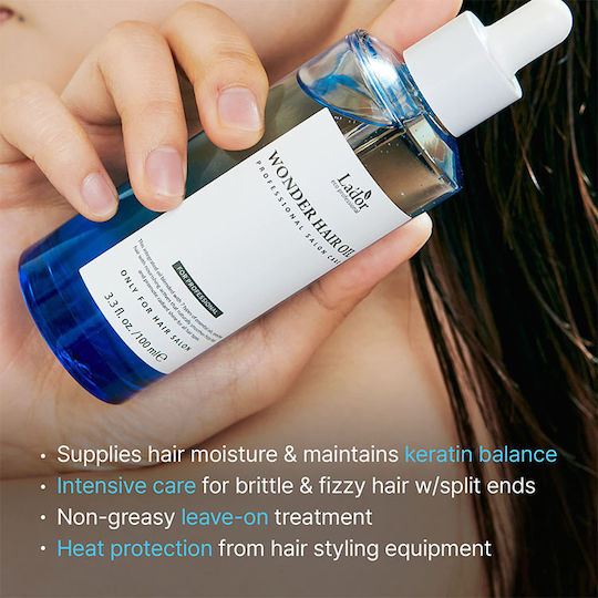 Lador Wonder Hair Argan Λάδι Μαλλιών για Ενδυνάμωση κατά της Ψαλίδας 100ml