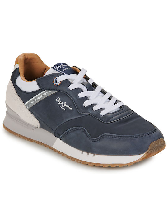 Pepe Jeans London Court Ανδρικά Sneakers Navy Μπλε