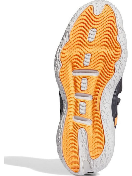 Dame 8 Extply Χαμηλά Μπασκετικά Παπούτσια Aurora Black / Signal Orange / Dash Grey