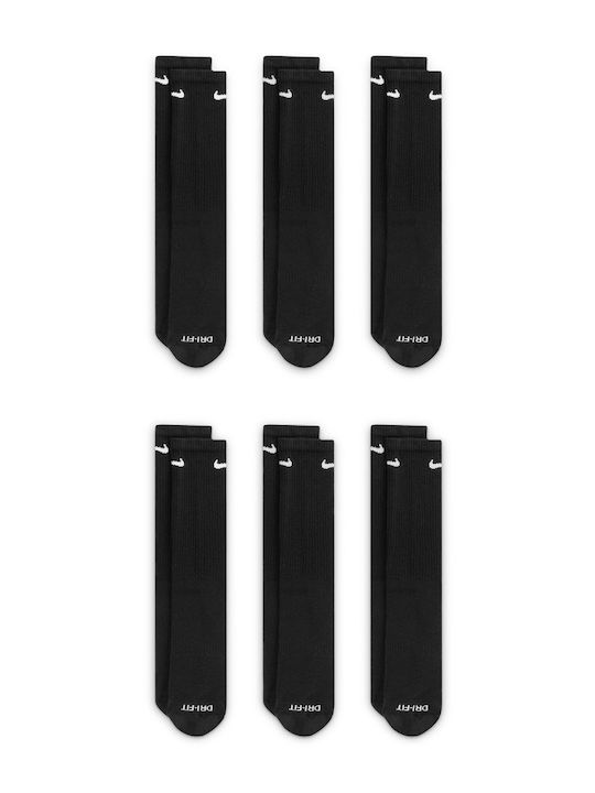 Nike Everyday Plus Cushioned Tennis Socks Black 6 Pairs