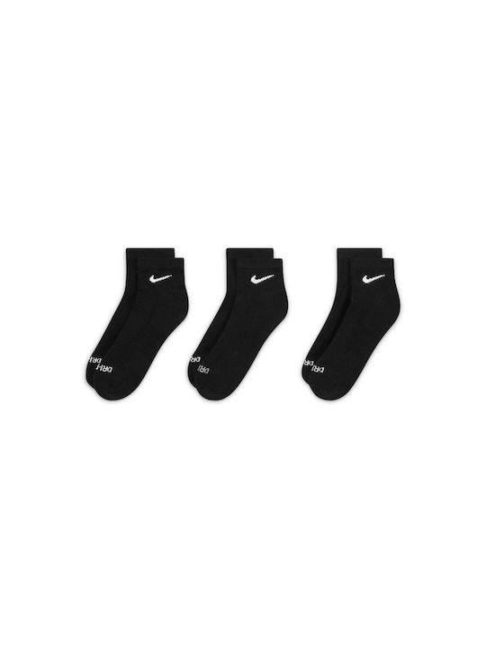 Nike Everyday Plus Cushion Sports Socks Black 3 Pairs