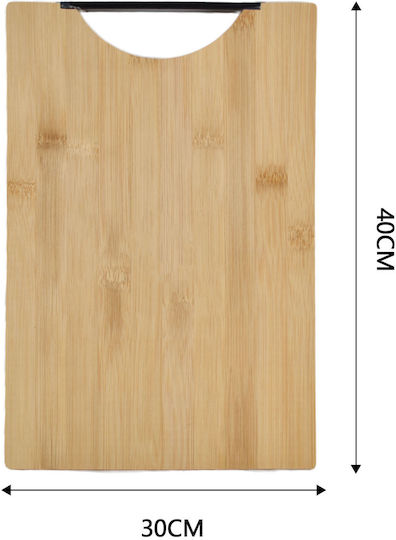 Tpster Schneidebrett aus Bambus 30x40cm