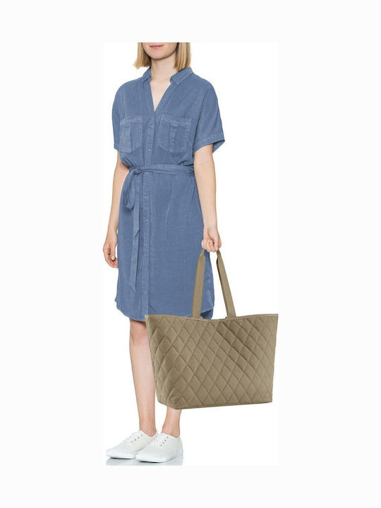 Γυναικεία Τσάντα Shopper Ώμου Χακί
