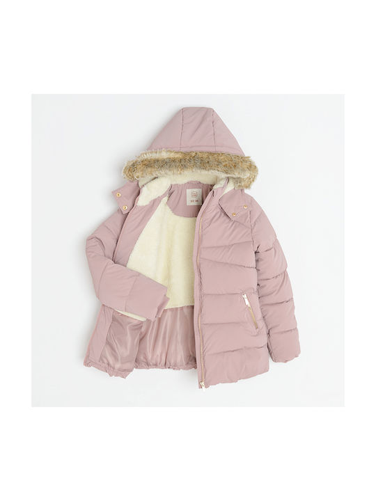 Cool Club Kids Casual Jacket with Hood Pink