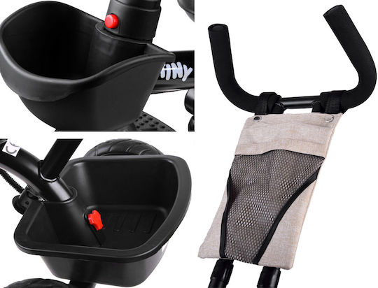 Tiny Bike Pliabil și Tricicletă Pentru Copii 3 în 1 pentru 6 Luni Gri