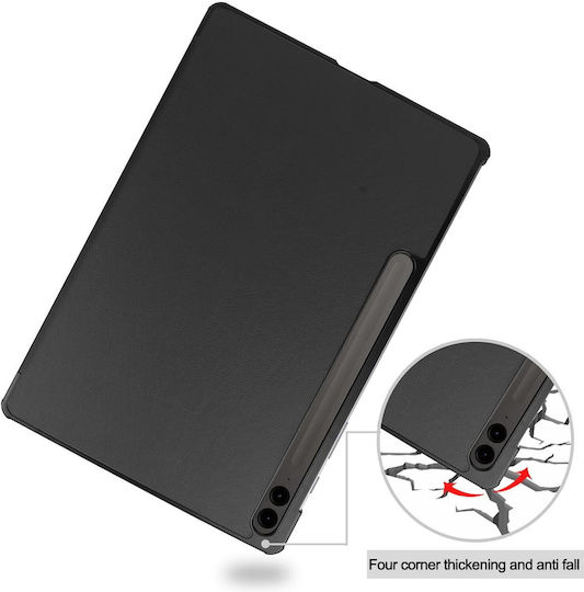 Revomag Flip Cover Neagră (Samsung Galaxy Tab S9 FE Plus de 12,4 inch (2023))